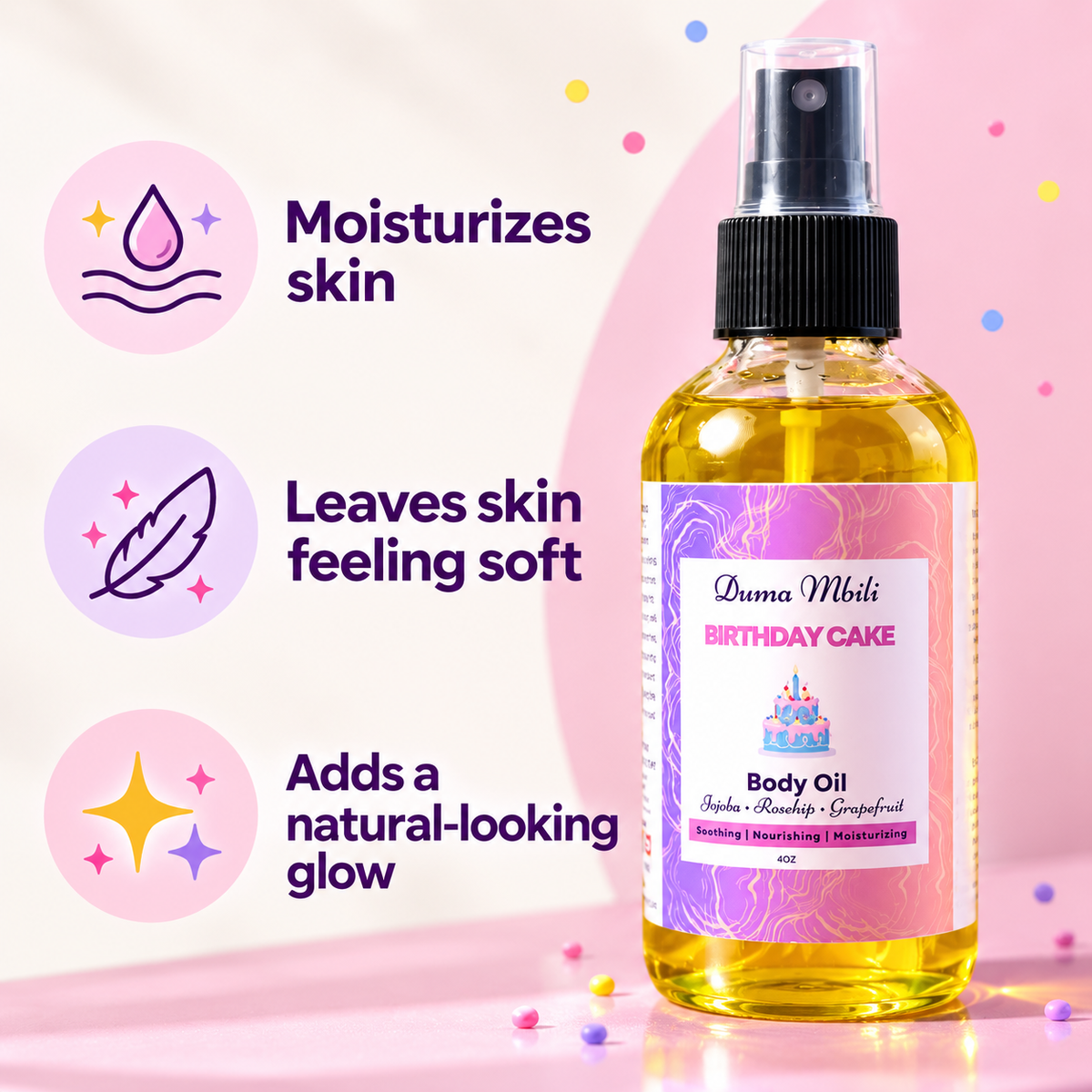 Birthday Cake Body Oil