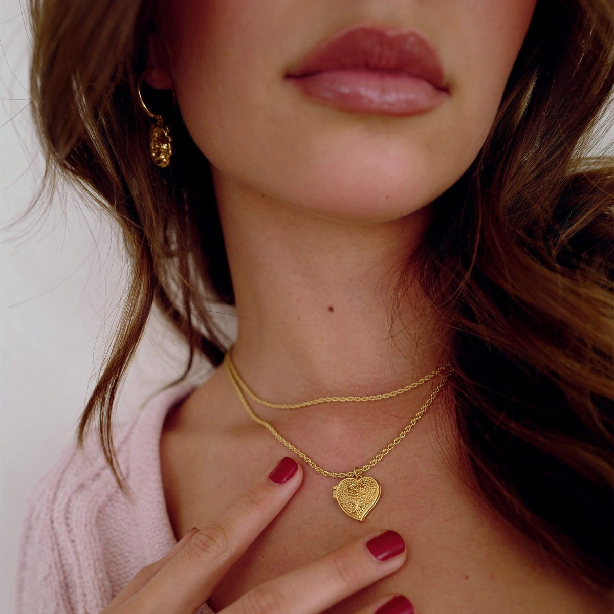 FS x For Love & Lemons Lottie Layered Heart Locket