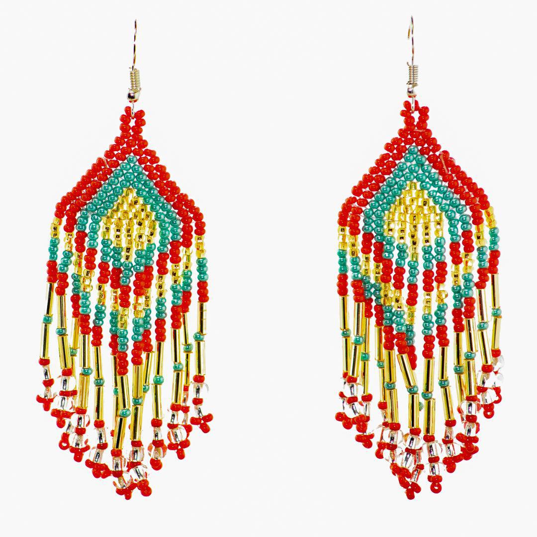 Alegria Seed Bead Earrings - Guatemala