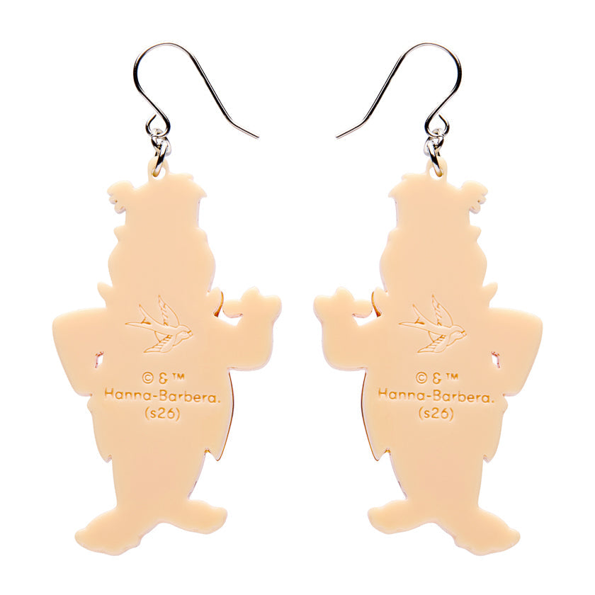 Fred Flintstone Drop Earrings by Erstwilder