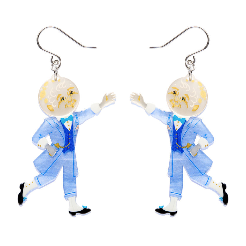 Moonface Drop Earrings by Erstwilder