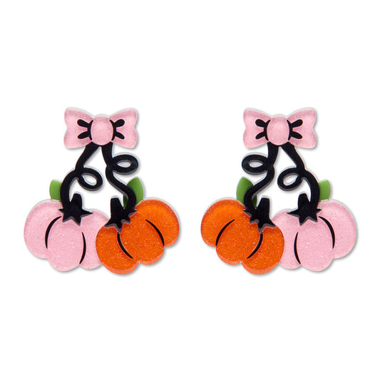 Pair O'Pumpkins Drop Earrings by Erstwilder