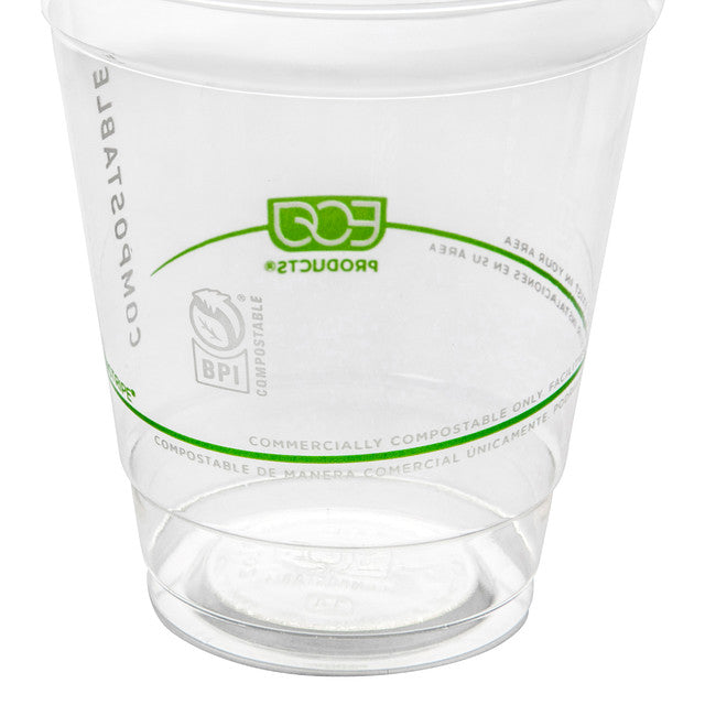 Eco-Products GreenStripe Compostable Cold Cups - 9 oz (QTY 1000), SKU EP-CC9S-GS