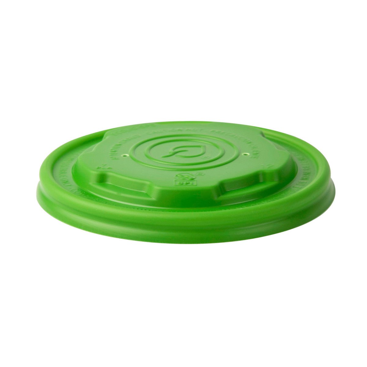 Eco-Products GreenStripe EcoLid Compostable PLA Soup Cup Lid for 8 oz and 10 oz Paper Food Containers Green (QTY 1000), SKU EP-ECOLID-SPSGN