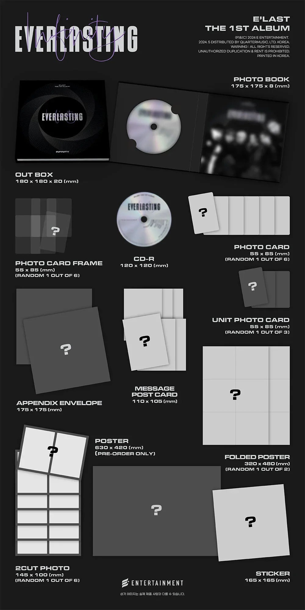 E'Last 1st Album - Everlasting (Infinity Ver.)