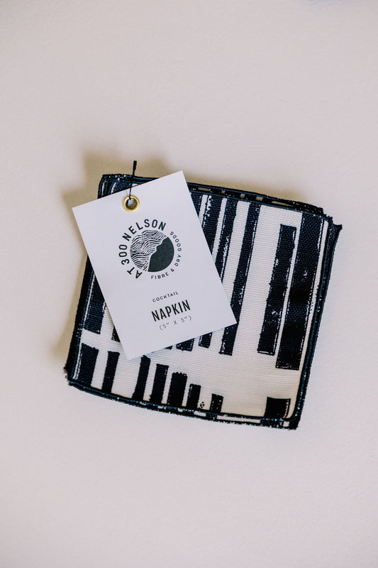 Marguerite in Clairvoyant 5" x 5" Cocktail Napkin - Set of 4