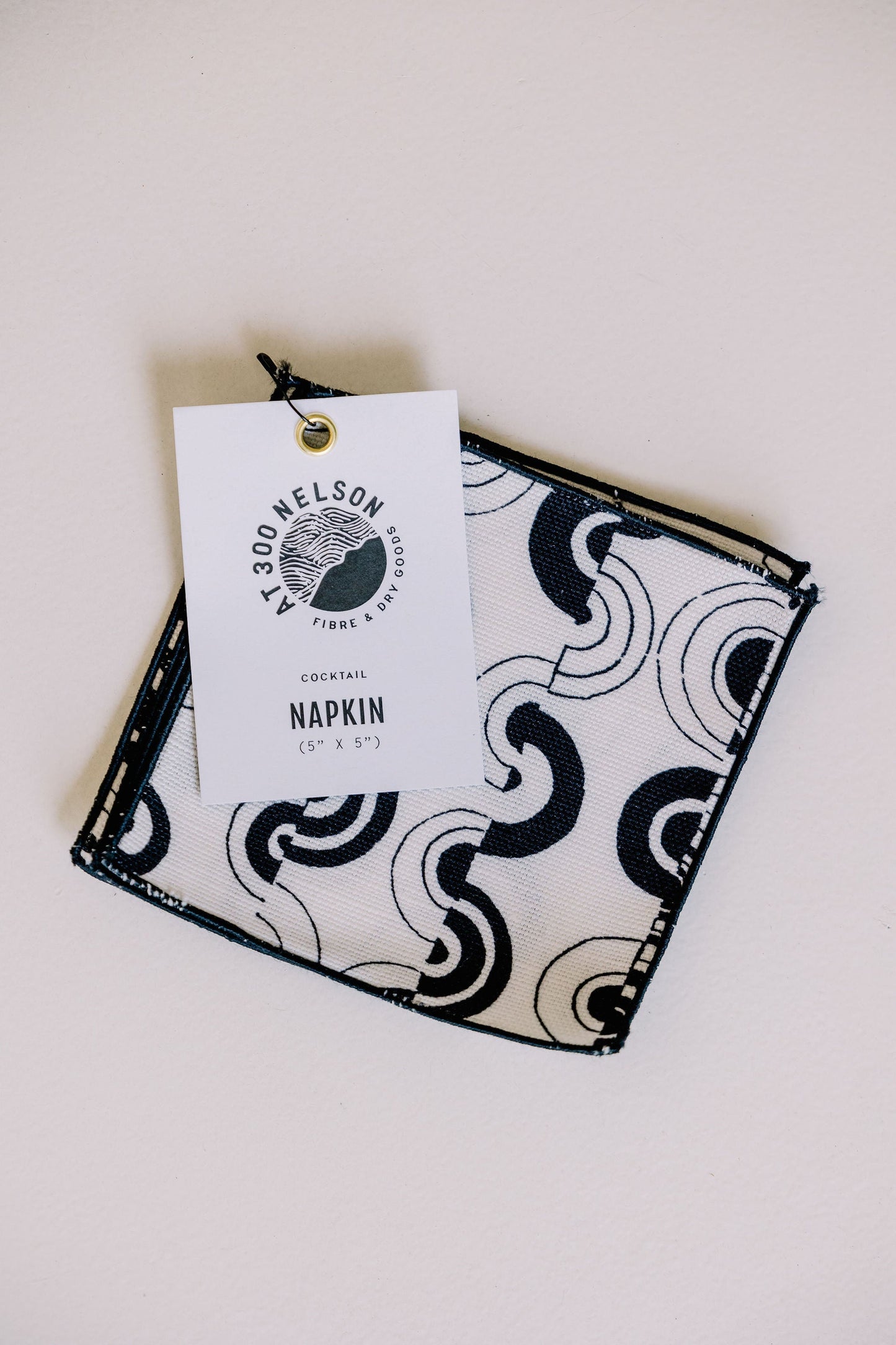 Ortega in Clairvoyant 5" x 5" Cocktail Napkin - Set of 4