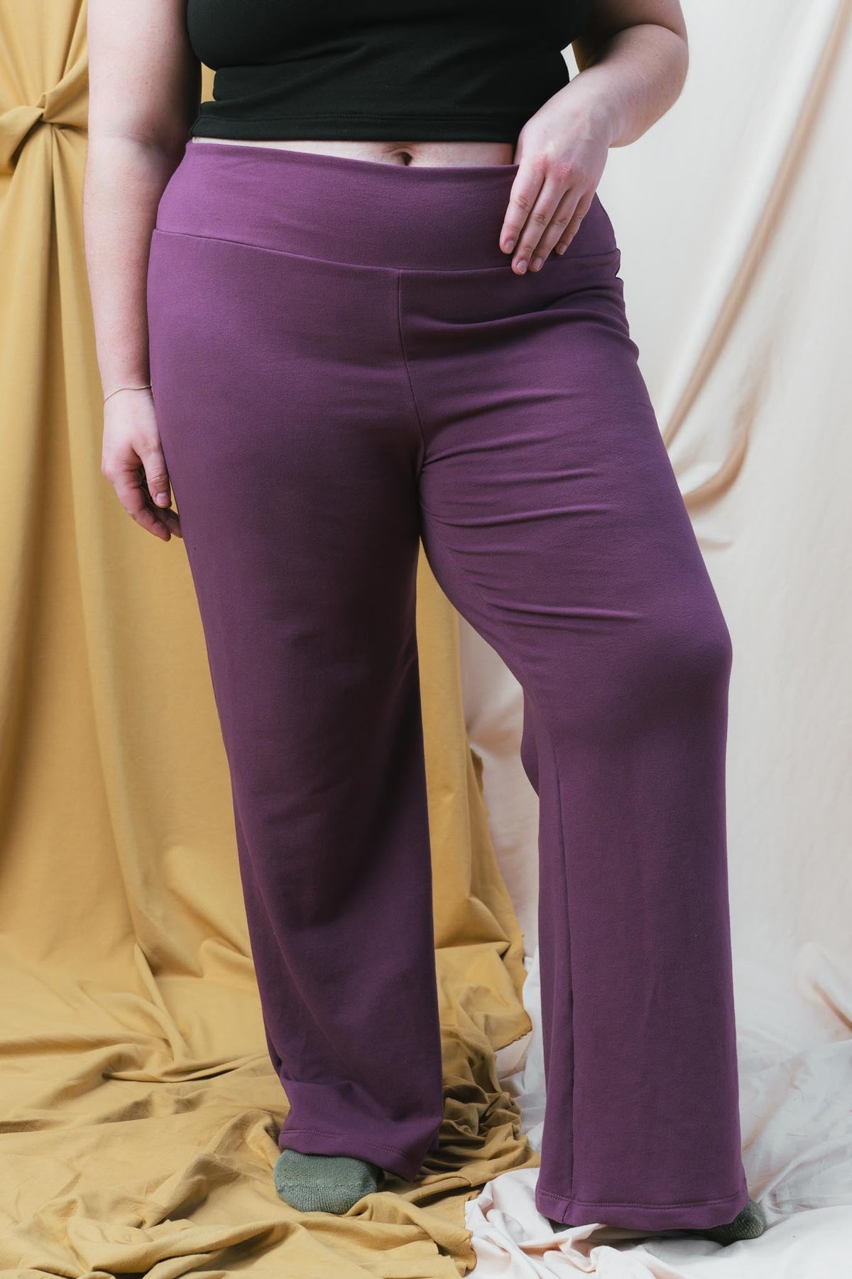 Eleanor Pants (Updated) in Plum