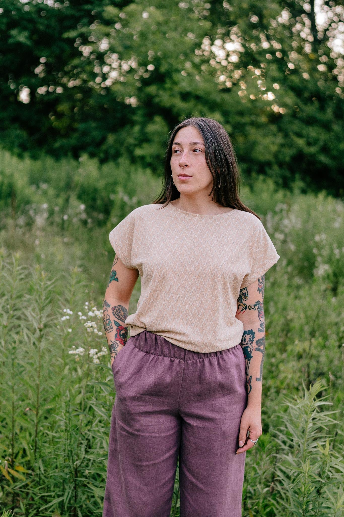 Foxfibre® Saturday Tee (Updated) in Flicker