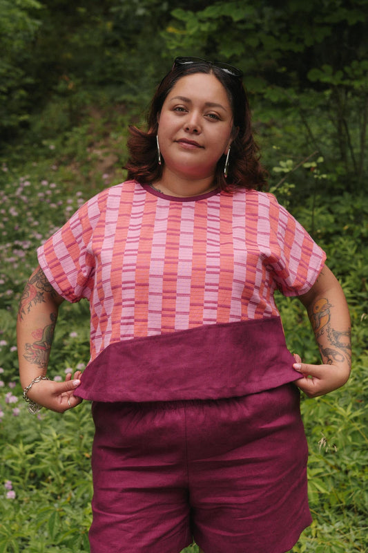 Painter Top (Updated) in Hibiscus