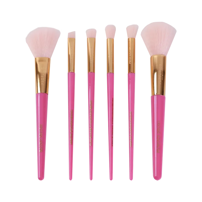 Sweet Holiday | 6-pc Face & Eye Brush Vault - Osadia Concept Store