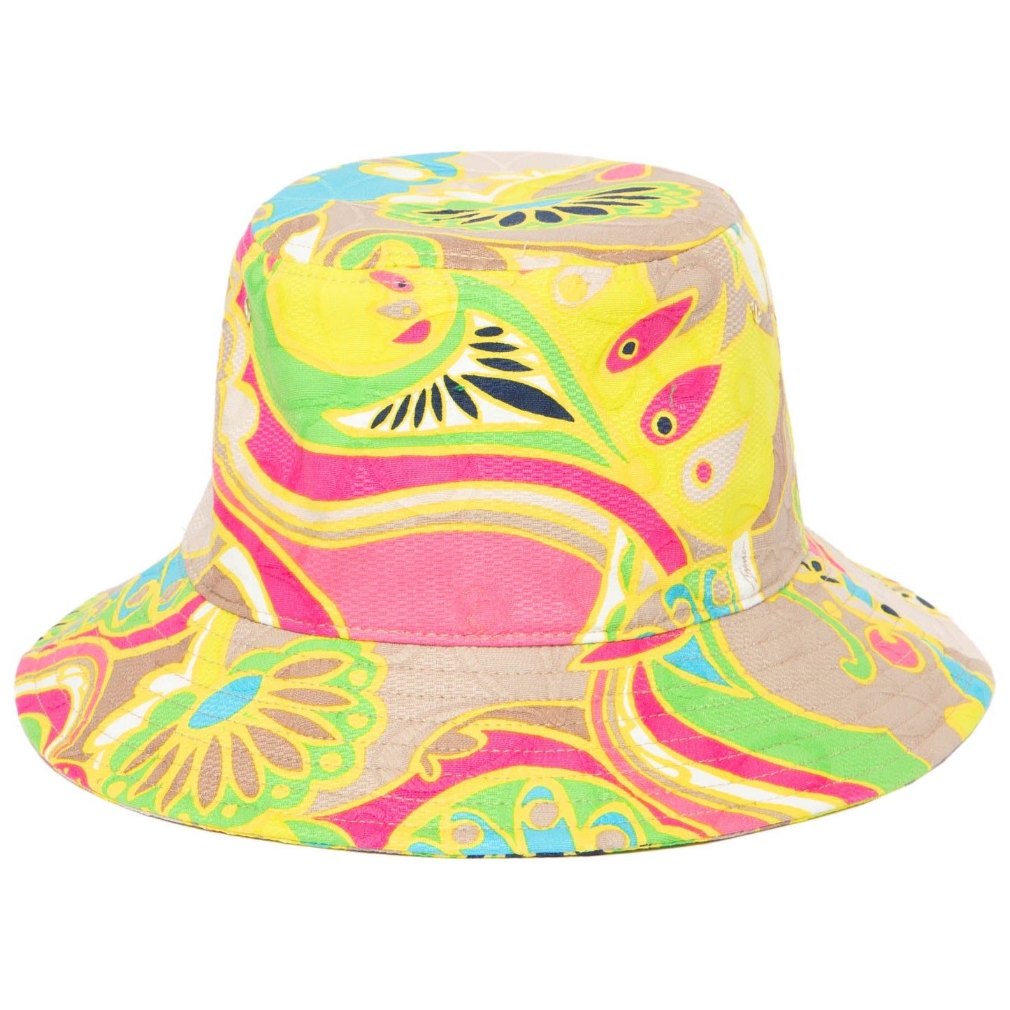 Club Bucket - Fabric Bucket Hat by Trina Turk