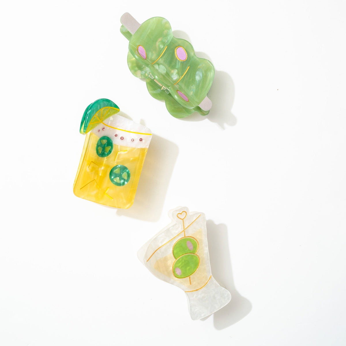 Cocktail Claw Clip Set
