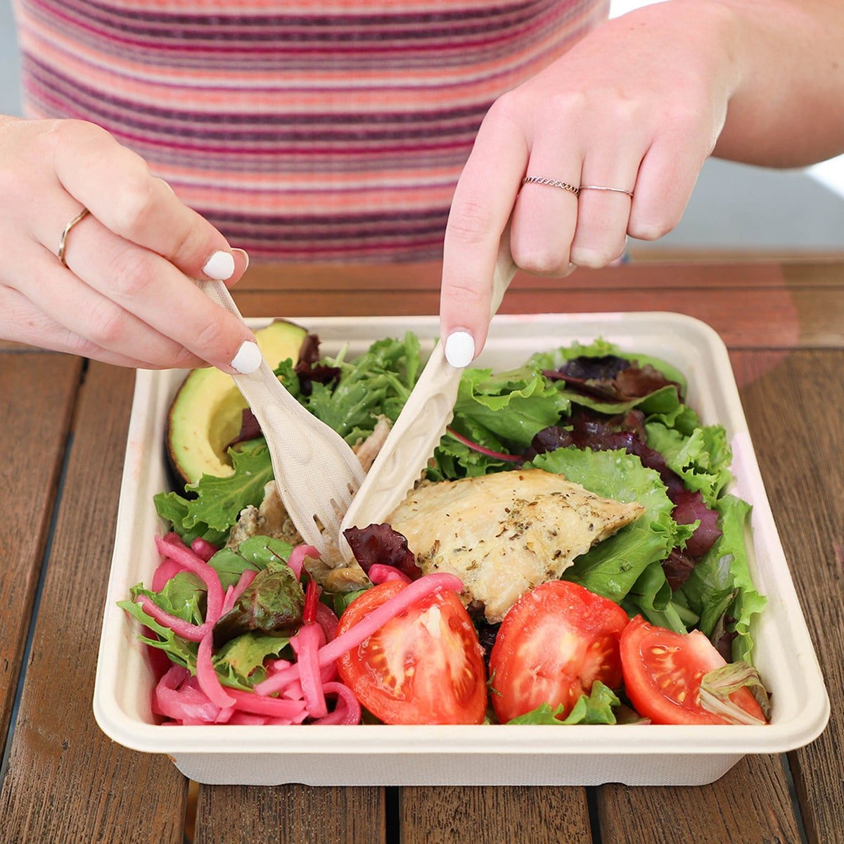 World Centric 6” Wrapped Fiber Fork (QTY:750)