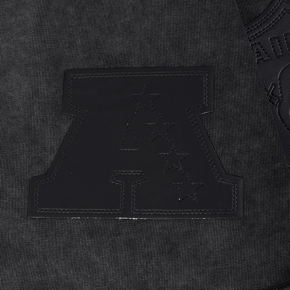 Pro Standard Raiders All-Over Logo Tee - Washed Black