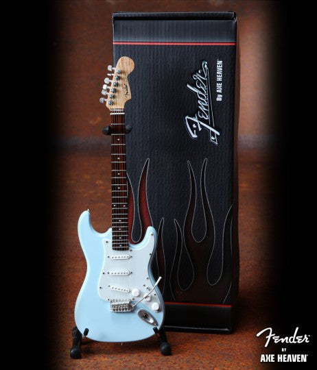 Sonic Blue Fender™ Strat™ Miniature Guitar Replica - Officially Licensed - Osadia Concept Store