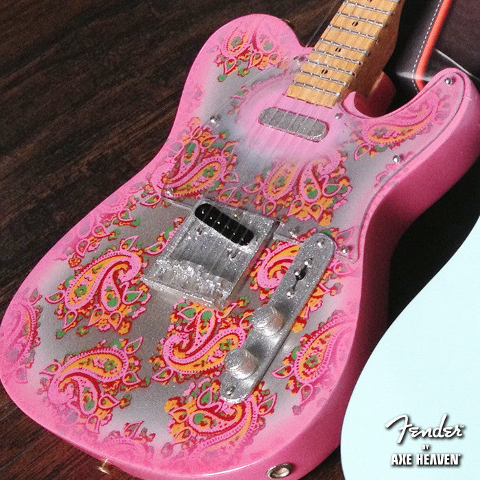 Fender™ Miniature Pink Paisley Telecaster™ Guitar Replica - Officially Licensed - Osadia Concept Store