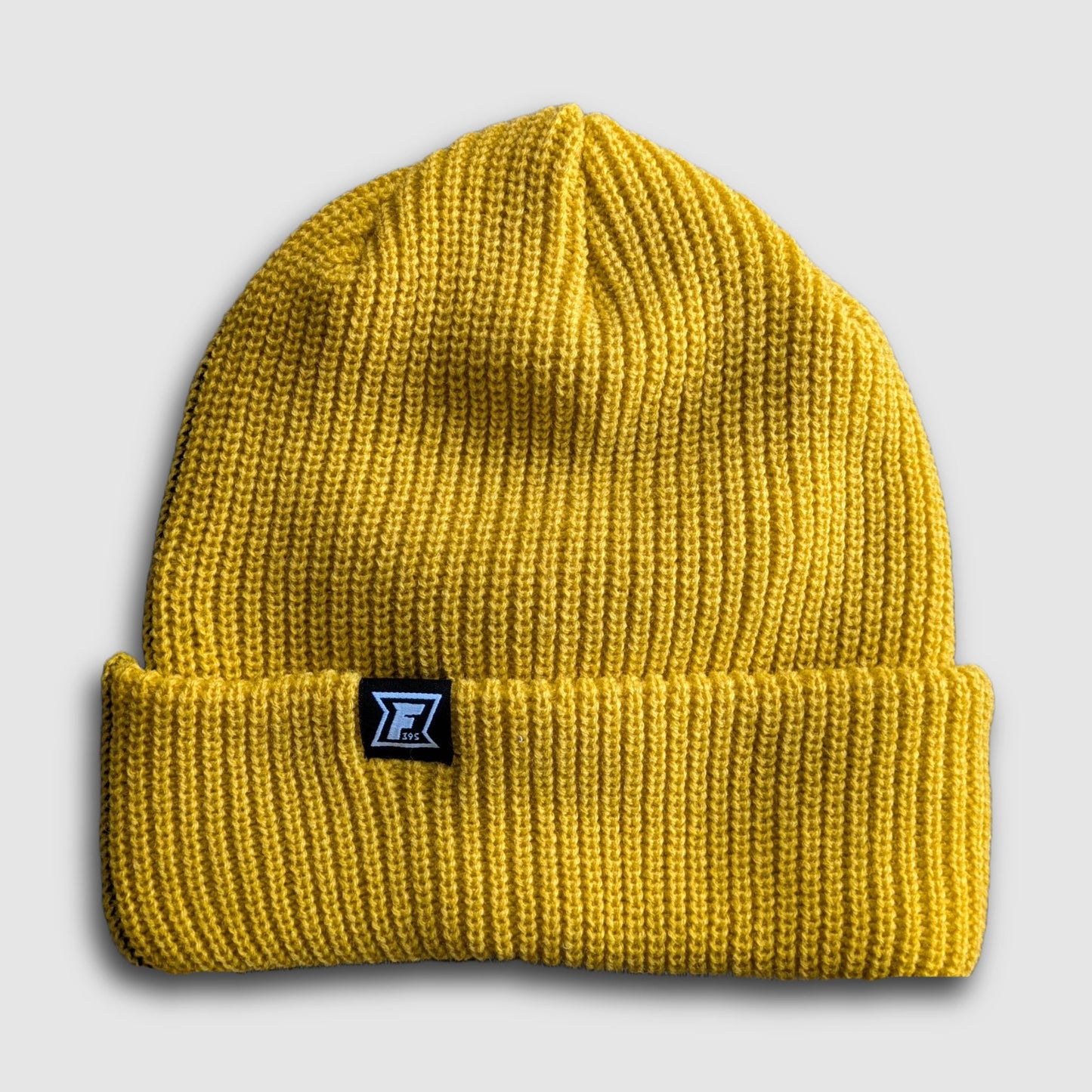 2-Tone Split Color Beanie - Forest/Gold