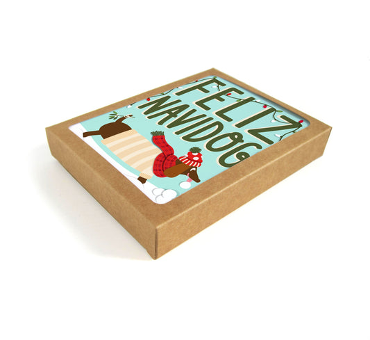 Feliz Navidog Card - Set of 8