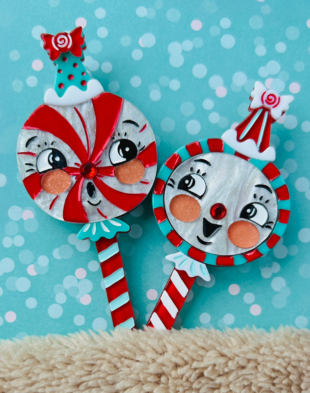 Singing Merrymint Brooch by Johanna Parker x Lipstick & Chrome
