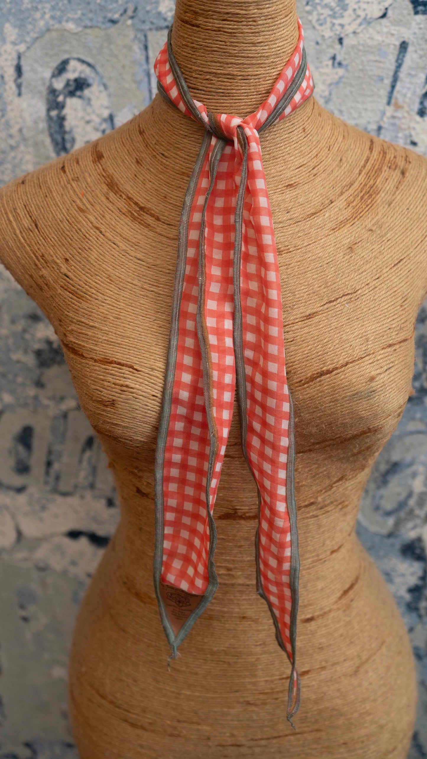 Gingham Summer Neck Scarf - Osadia Concept Store