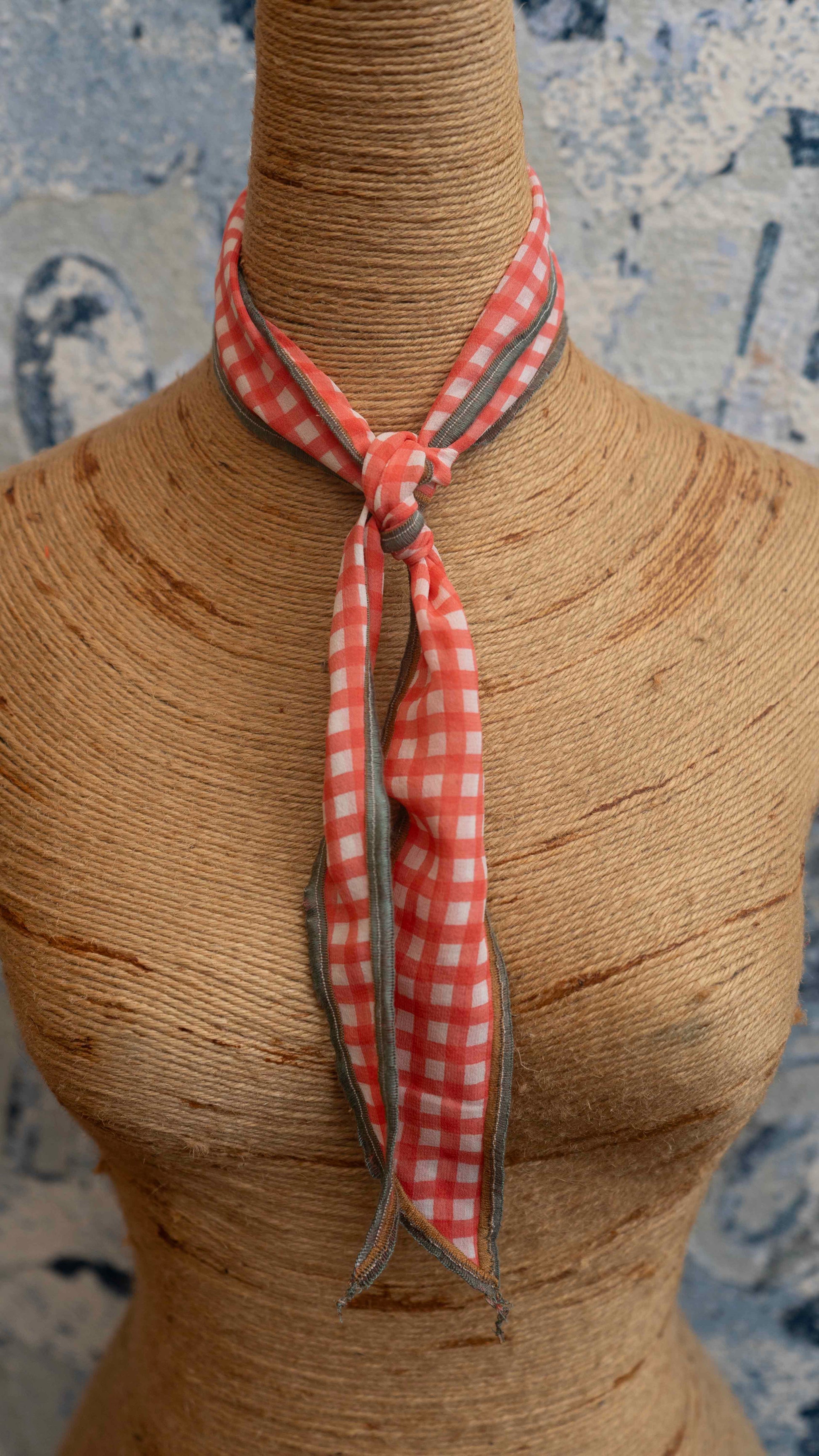 Gingham Summer Neck Scarf - Osadia Concept Store