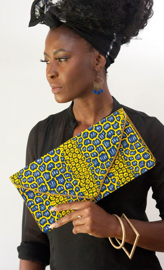 Oversized Clutch Fancy Print