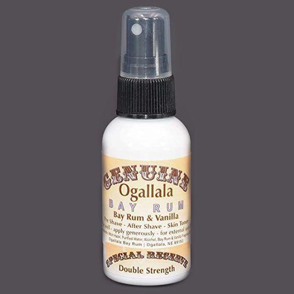 Ogallala Bay Rum & Vanilla Pre Shave - After Shave - Skin Toner 2 Oz