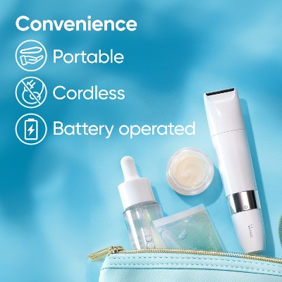 Venus for Pubic Hair & Skin Gentle Trimmer + 1 Attachment Comb 2pk - Imperfect Box