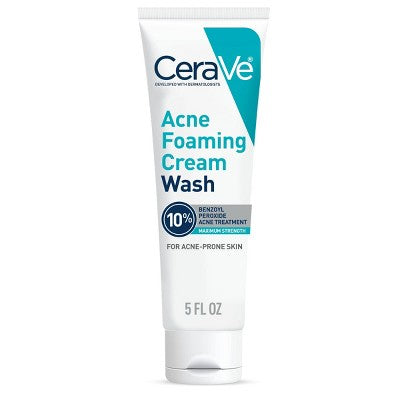 CeraVe Acne Control Foaming Face Cleanser 10% BPO 5 fl oz - Imperfect Box