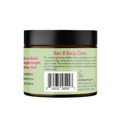 Mielle Organics Rosemary Mint Hair Pomade to Oil Hair & Scalp Quencher 5oz - Imperfect Container