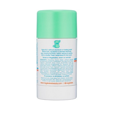 Megababe Soapy Pits Daily Solid Deodorant 2.6oz - Imperfect Container