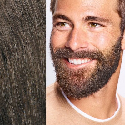 Just For Men Mustache & Beard Coloring for Gray Hair with Brush Included Medium Dark Brown M40 - New