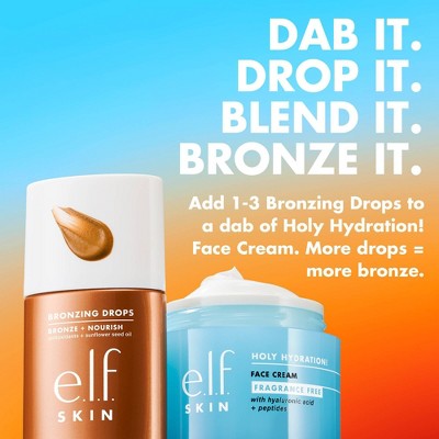 e.l.f. SKIN Bronzing Drops Rose Gold 1 fl oz - Imperfect Box