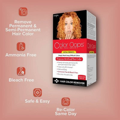 Color Oops Extra Strength Hair Color Remover 4 fl oz - Imperfect Box