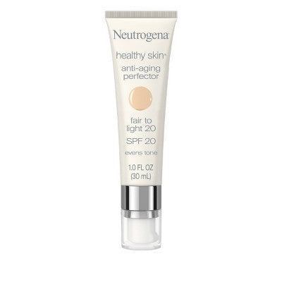 Neutrogena Healthy Skin Anti-Aging Perfector with Retinol & Broad Spectrum SPF 20 Sunscreen 20 Fair to Light 1 fl oz - Imperfect Container
