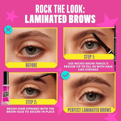 NYX Professional Makeup Vegan Micro Eyebrow Pencil 06 Brunette 0.003oz -Imperfect Box