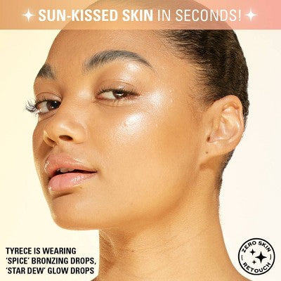 Makeup Revolution Bright Light Glow Highlighting Drops Golden Star Dew 0.77 fl oz - New
