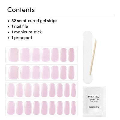 Dashing Diva Glaze Semi-Cured Gel Nail Polish Strips Unicorn Glaze 32ct - New - Osadia Concept Store