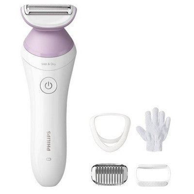 Philips Series 6000 Wet & Dry Women's Rechargeable Electric Shaver BRL136/00 4pc - New