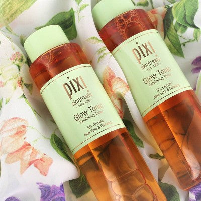 Pixi Skintreats Glow Tonic Glycolic Acid Exfoliating Toner 8.5 fl oz - Small Amount Missing
