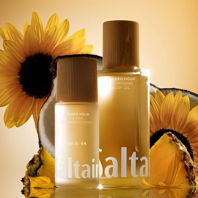 Saltair Nourishing Body Oil For Dewy and Glowing Skin Golden Hour 4 fl oz - Samll Amount Missing