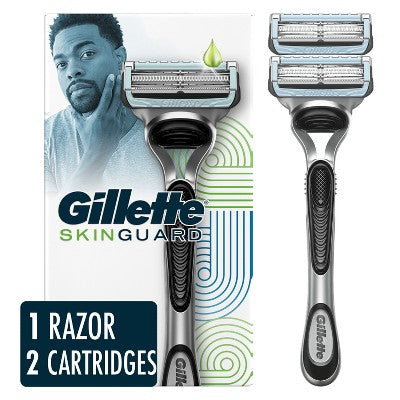 Gillette SkinGuard Razor + 2 Blade Refills - Imperfect Box