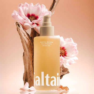 Saltair Nourishing Body Oil for Dewy and Glowing Skin Santal Bloom 4 fl oz - Imperfect Container