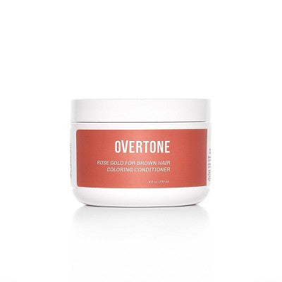 oVertone Hair Care Semi-Permanent Conditioner Rose Gold for Brown 8 fl oz - Imperfect Box