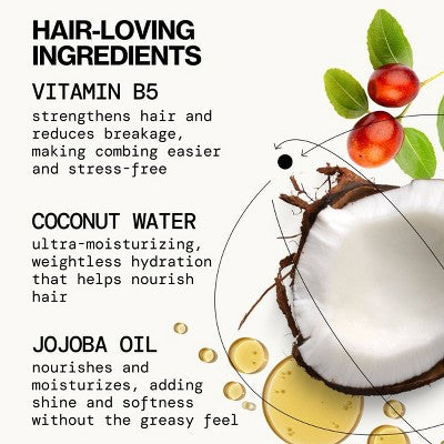Pacifica Coconut Milk Leave on Detangling and Repair Spray  7 fl oz - New