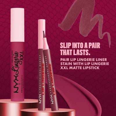 NYX Professional Makeup Lip Lingerie Lip Liner Stain 07 Cuff Me 0.03 fl oz. - Missing Box