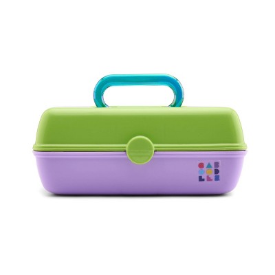 Caboodles Makeup Organizer Neon Green Over Lilac - New