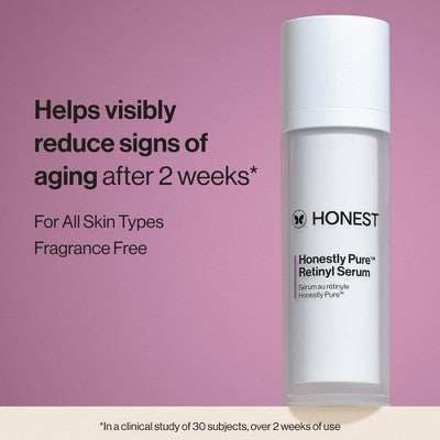 Honest Beauty Honestly Pure Retinyl Serum with Retinyl Linoleate 1.0 fl oz - Imperfect Box