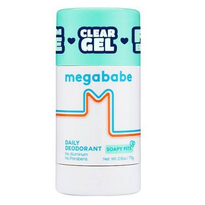 Megababe Soapy Pits Daily Solid Deodorant 2.6oz - Imperfect Container